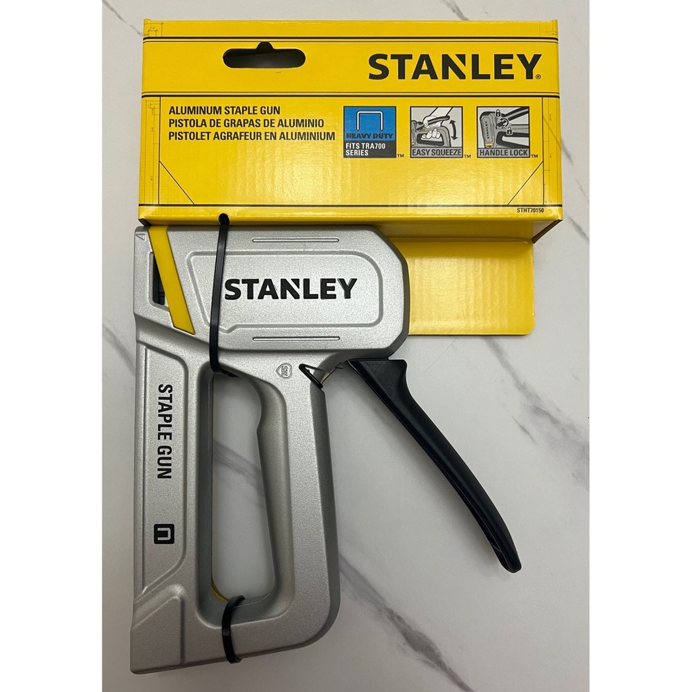 Stanley STHT70150 Aluminum Staple Gun Heavy Duty Fits TRA700 Arrow T50 Staples